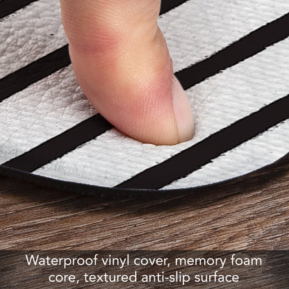 Highland Home Sweet Home 30” x 20” Decorative Vinyl Comfort Floor Mat Manufactured in The USA, Waterproof, Easy to Clean
