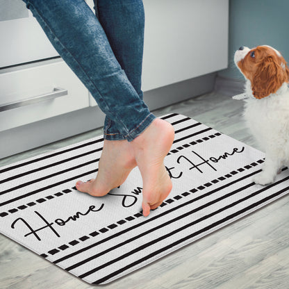 Highland Home Sweet Home 30” x 20” Decorative Vinyl Comfort Floor Mat Manufactured in The USA, Waterproof, Easy to Clean
