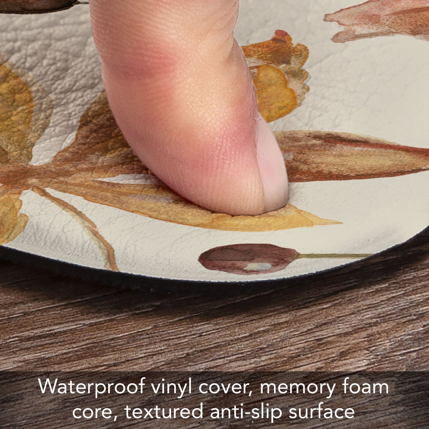Autumn Memories 30” x 20” Decorative Vinyl Comfort Floor Mat Manufactured in the USA