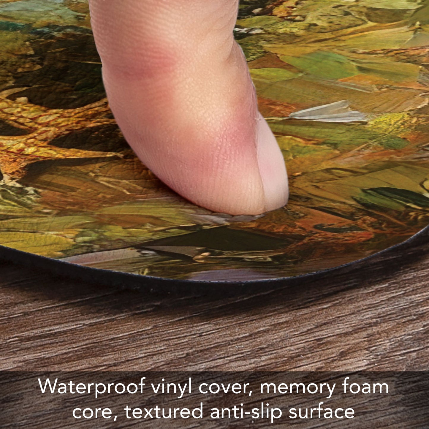 Chicken Brood 30” x 20” Decorative Vinyl Comfort Floor Mat Manufactured in the USA