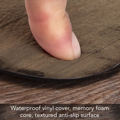 Rustic Grateful 30” x 20” Decorative Vinyl Comfort Floor Mat Manufactured in the USA