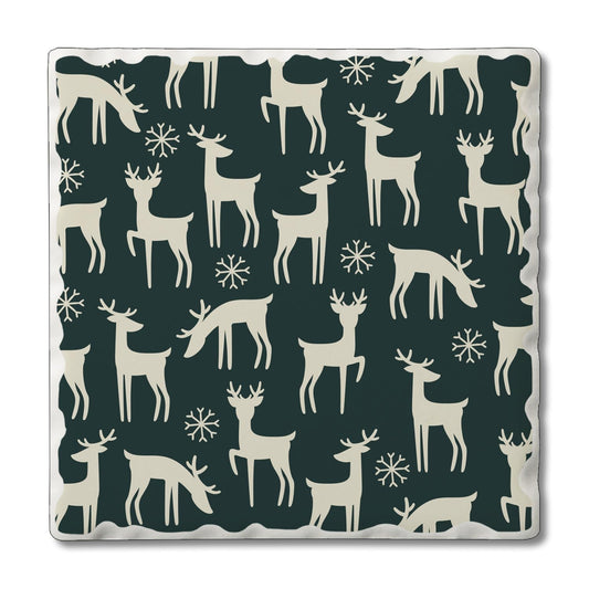 Thirstystone Reindeer Games Single Tumbled Tile Coasters Manufactured in The USA Decorative, Stylish, Craft Your Own Collection