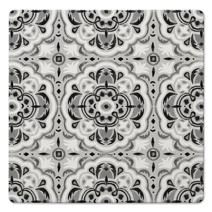 Thirstystone Tile Sketch Decorative Heat Tolerant Stone Trivet with Non-Skid Cork Backing 8” Square