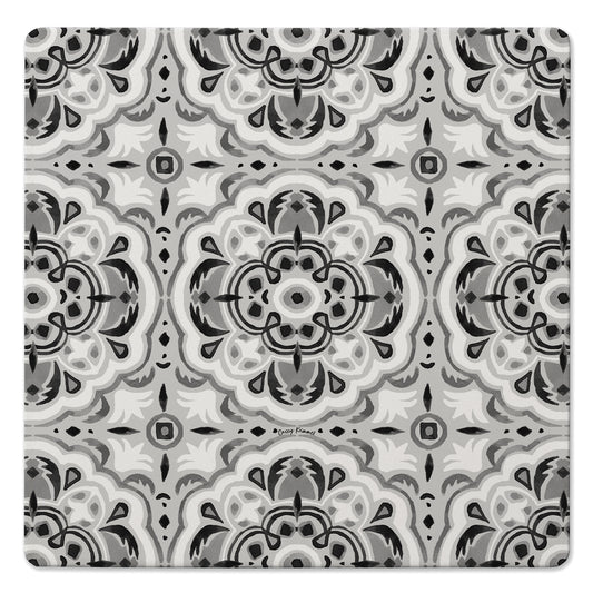 Thirstystone Tile Sketch Decorative Heat Tolerant Stone Trivet with Non-Skid Cork Backing 8” Square