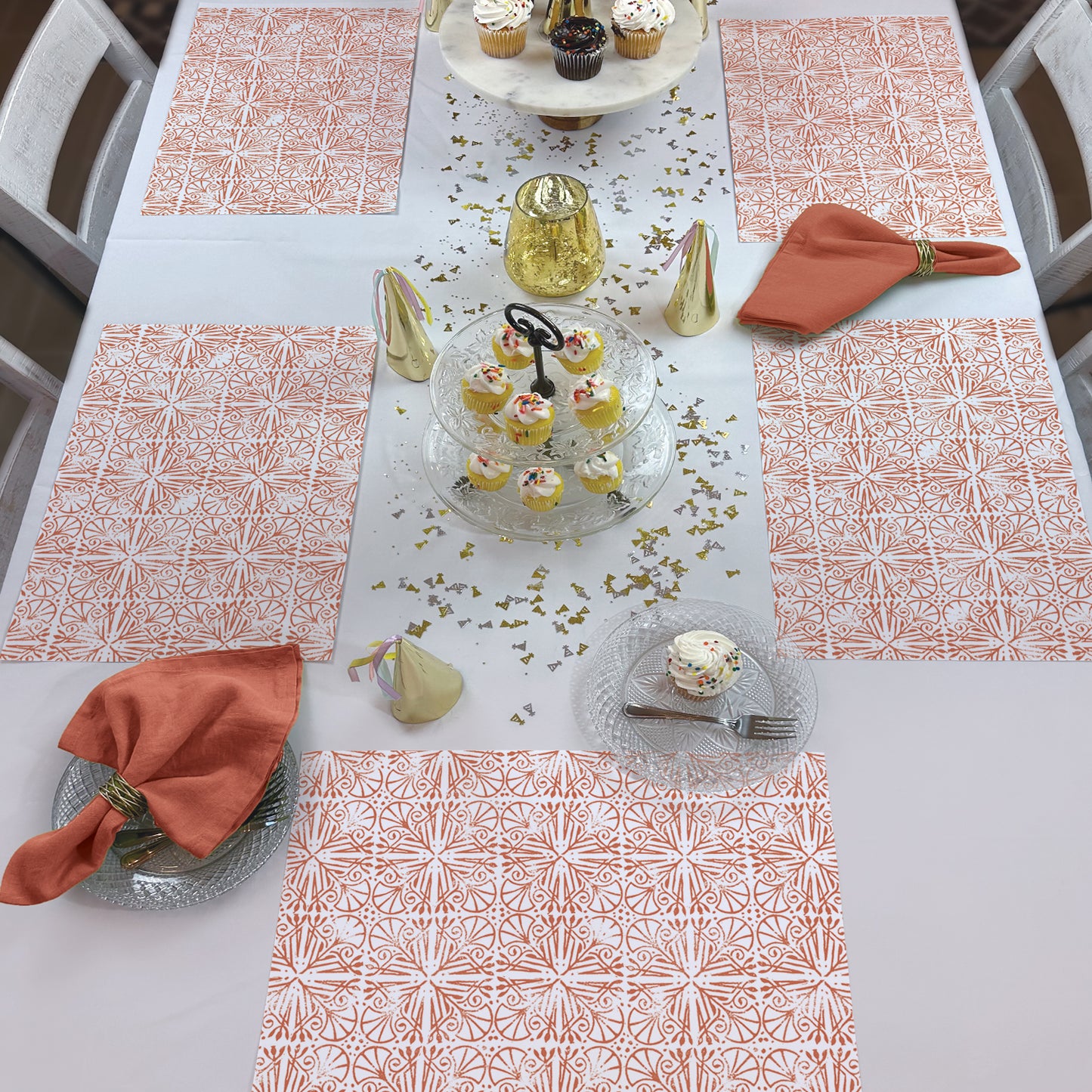 CounterArt Mohave Light 24 Premium Paper Placemats in Resealable Poly-Bag Made in The USA 17" x 11"