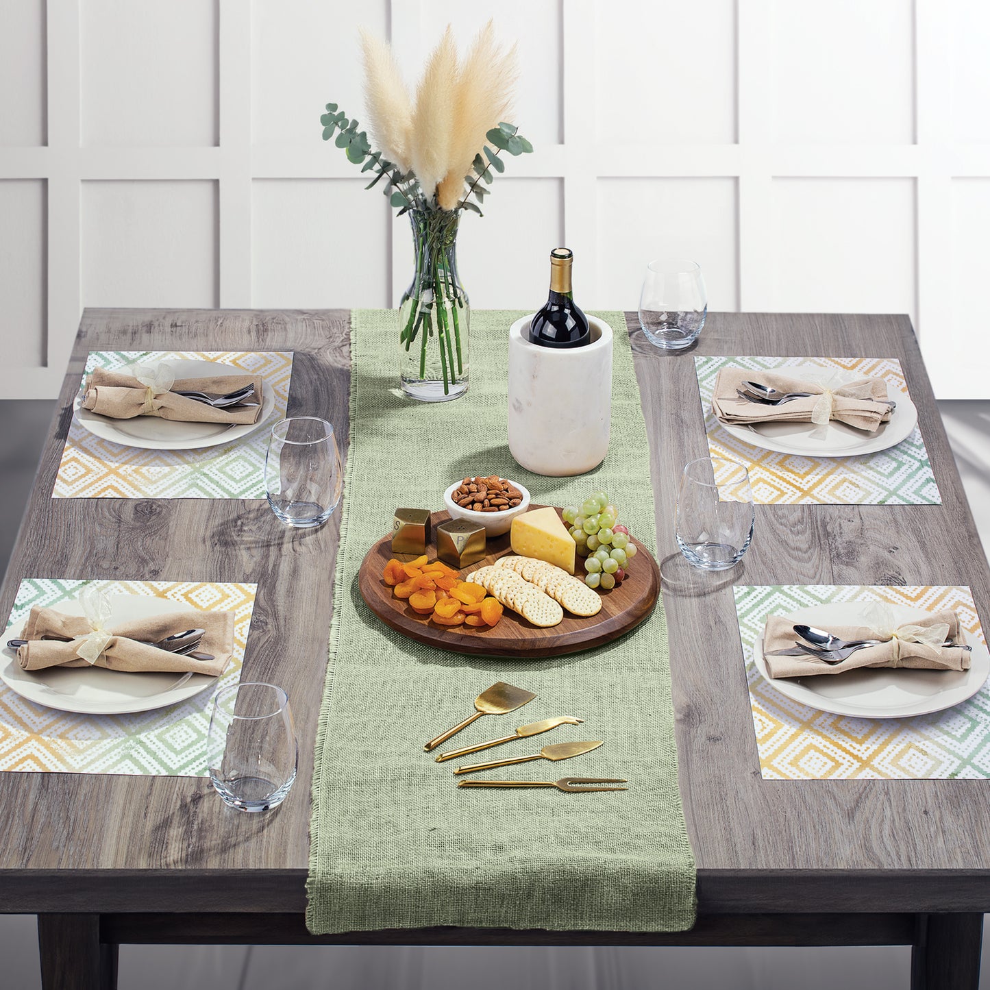CounterArt Mohave 24 Premium Paper Placemats in Resealable Poly-Bag Made in The USA 17" x 11"