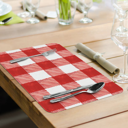 CounterArt Country Life Farm 4 Pack Reversible Easy Care Flexible Placemats Made in the USA