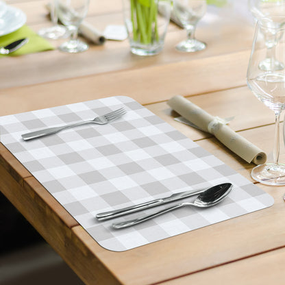 CounterArt Buffalo Trend 4 Pack Reversible Easy Care Flexible Placemats Made in the USA