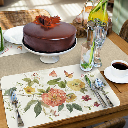 CounterArt Blessed by Nature 4 Pack Reversible Easy Care Flexible Placemats Made in the USA