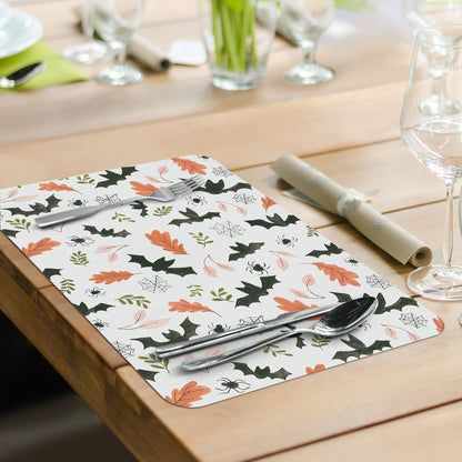 CounterArt Spooky Season 4 Pack Reversible Easy Care Placemats Made in the USA