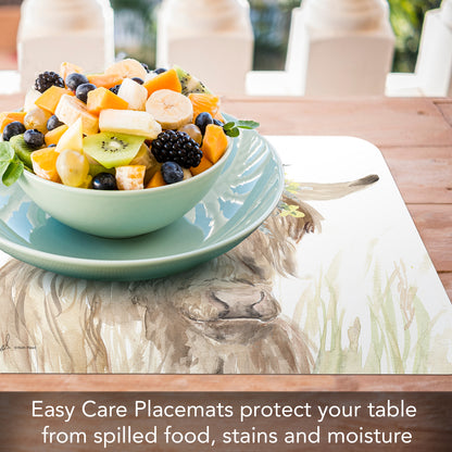 CounterArt Home on The Range 4 Pack Reversible Easy Care Flexible Placemats Made in the USA