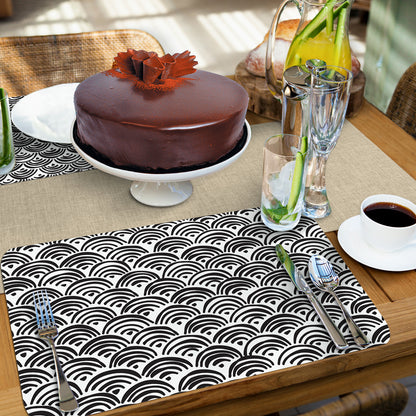 CounterArt Arches 4 Pack Reversible Easy Care Flexible Placemats Made in the USA