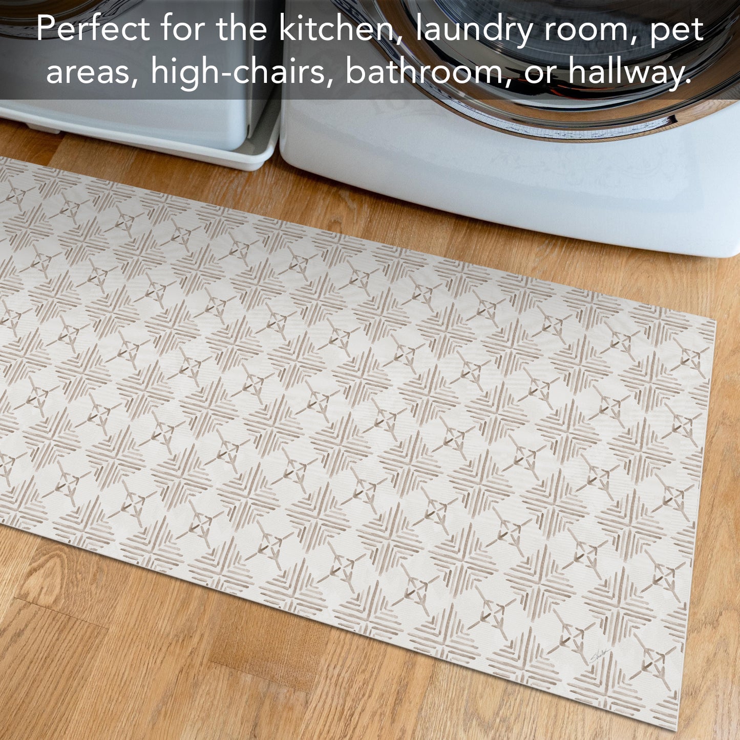 Highland Home Rustic Retreat Deco-Floormat, Decorative Mat, Designer Rug, Waterproof, Low Profile, Eco-Friendly Non Slip, Made in The USA