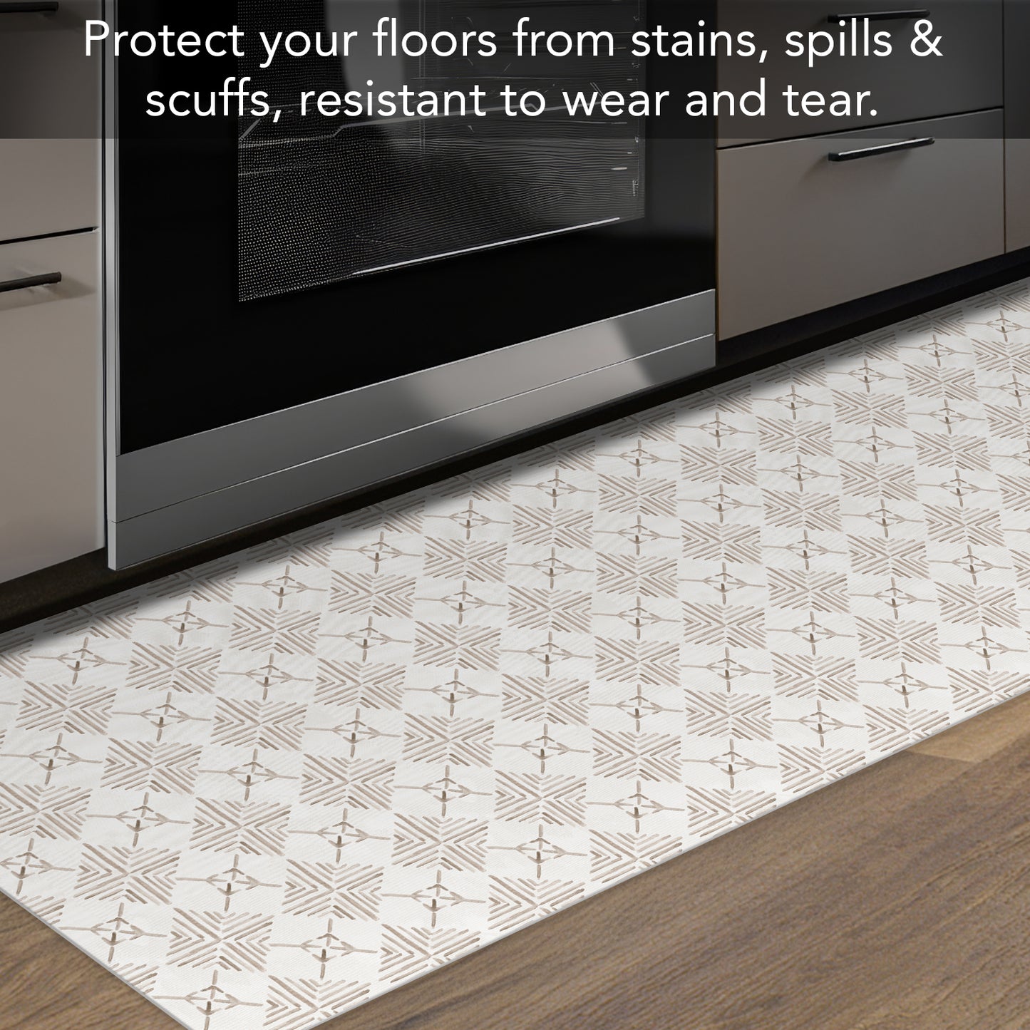 Highland Home Rustic Retreat Deco-Floormat, Decorative Mat, Designer Rug, Waterproof, Low Profile, Eco-Friendly Non Slip, Made in The USA