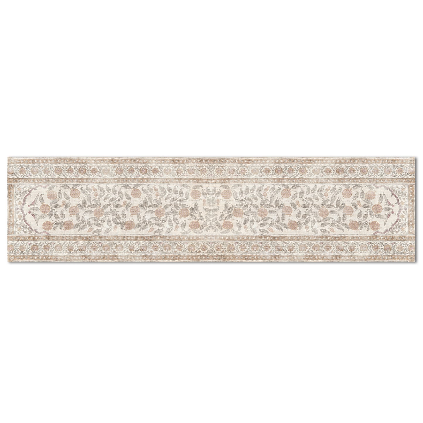 Highland Home Neutral Textile Deco-Floormat, Decorative Mat, Designer Rug, Waterproof, Low Profile, Eco-Friendly Non Slip, Made in The USA
