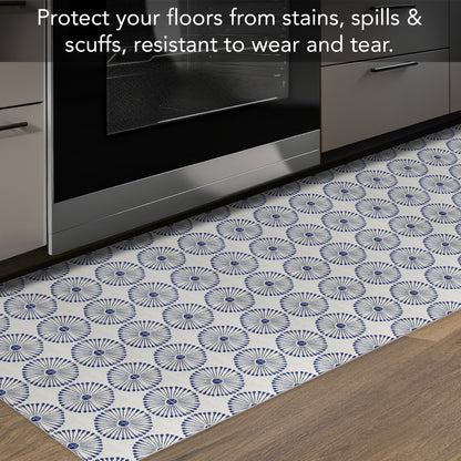 Highland Home Sun Tiles Deco-Floormat, Decorative Mat, Designer Rug, Waterproof, Low Profile, Eco-Friendly Non Slip, Made in The USA