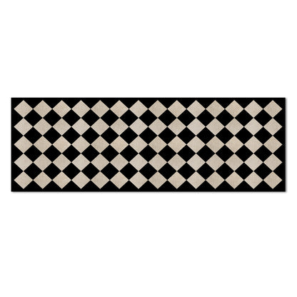 Highland Home Diamonds Deco-Floormat, Decorative Mat, Designer Rug, Waterproof, Low Profile, Eco-Friendly Non Slip, Made in The USA