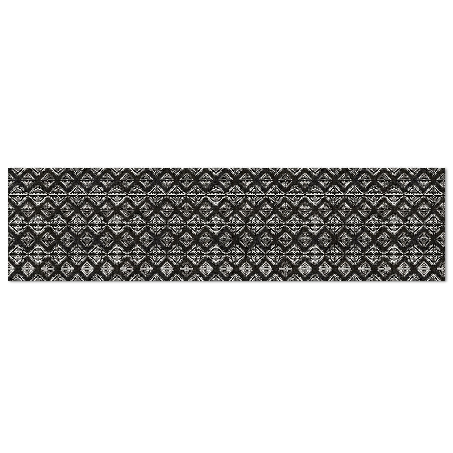 Highland Home Tribal Zen Deco-Floormat, Decorative Mat, Designer Rug, Waterproof, Low Profile, Eco-Friendly Non Slip, Made in The USA