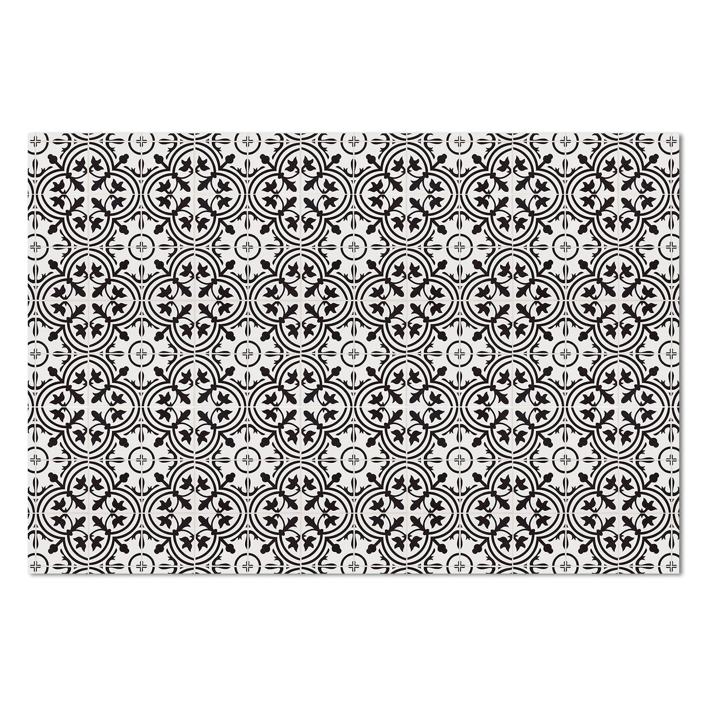 Highland Home Backsplash Tile Design Deco-Floormat, Decorative Mat, Designer Rug, Waterproof, Low Profile, Eco-Friendly Non Slip, Made in The USA
