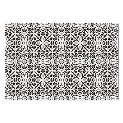 Highland Home Backsplash Tile Design Deco-Floormat, Decorative Mat, Designer Rug, Waterproof, Low Profile, Eco-Friendly Non Slip, Made in The USA
