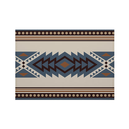 Mesa Luxurious Vegan Leather Placemat 4 Pack  Look and Feel of Genuine Leather Infused with Copper