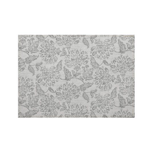 Carolina Skies Luxurious Vegan Leather Placemat 4 Pack  Look and Feel of Genuine Leather Infused with Copper