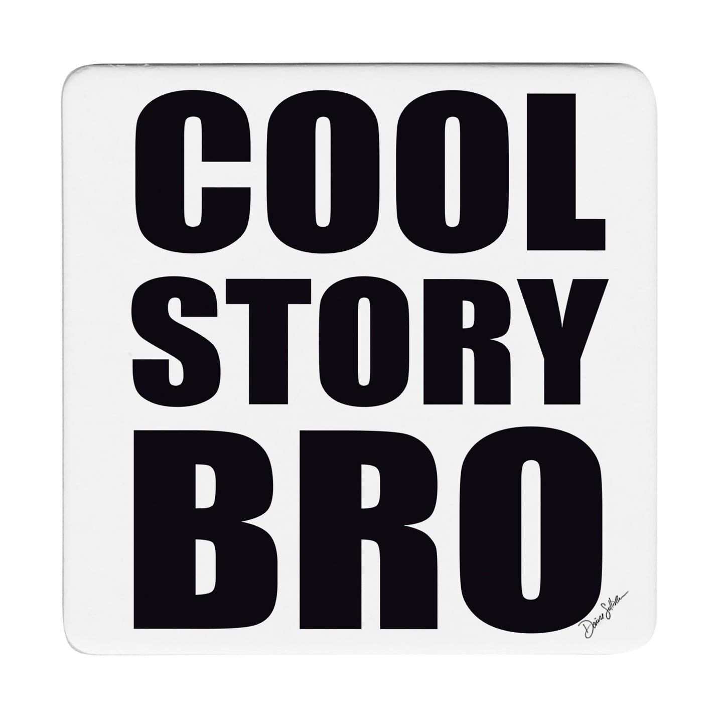 Thirstystone Cool Story 12-Pack Cork Back Paper Bar Coasters Made in The USA Humourous Quotes Attractive Designs