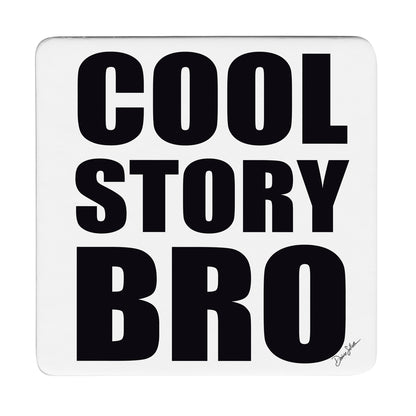 Thirstystone Cool Story 12-Pack Cork Back Paper Bar Coasters Made in The USA Humourous Quotes Attractive Designs