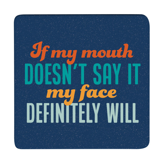Thirstystone Say It 12-Pack Cork Back Paper Bar Coasters Made in The USA Humourous Quotes Attractive Designs