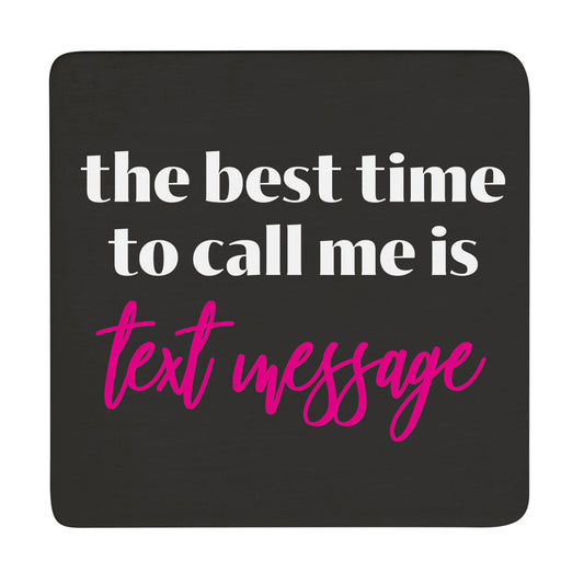Thirstystone Text Me 12-Pack Cork Back Paper Bar Coasters Made in The USA Humourous Quotes Attractive Designs