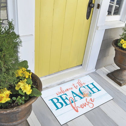 Counterart Beach House Indoor/Outdoor Entryway Welcome Mat Manufactured in The USA 29.5" by 17.75"