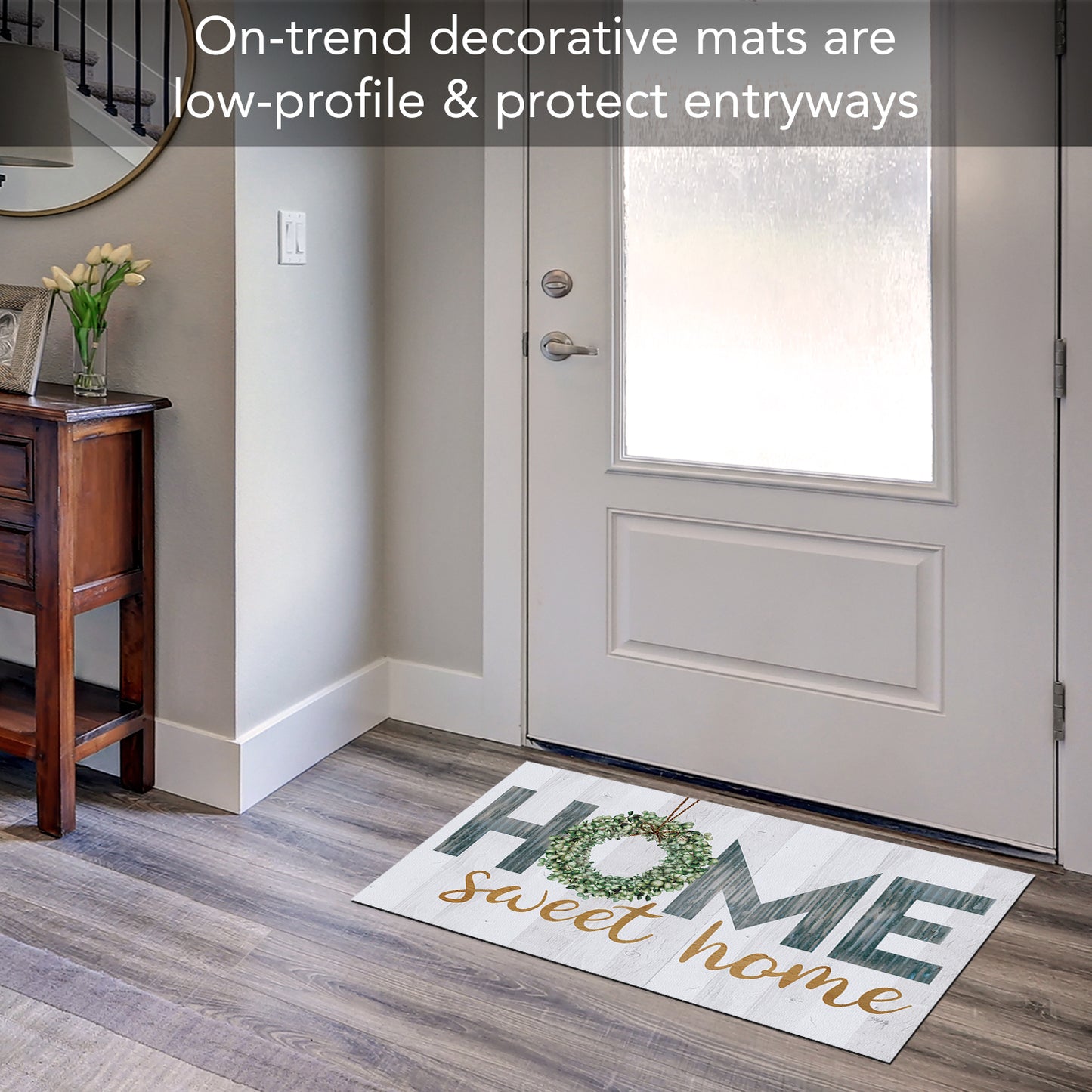 Counterart Galvanized Home Indoor/Outdoor Entryway Floor Mat Manufactured in the USA 29.5" by 17.75"