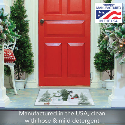 Counterart Snow & Co Indoor/Outdoor Entryway Floor Mat Manufactured in the USA 29.5" by 17.75"