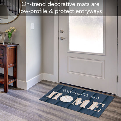 Coastal Home Indoor/Outdoor Entryway Floor Mat Manufactured in the USA 29.5" by 17.75"