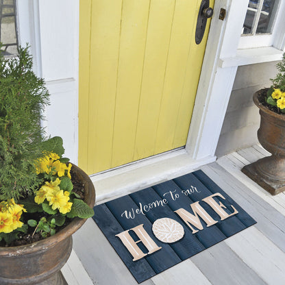 Coastal Home Indoor/Outdoor Entryway Floor Mat Manufactured in the USA 29.5" by 17.75"