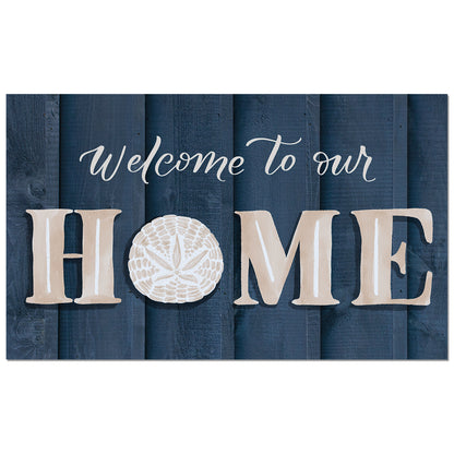 Coastal Home Indoor/Outdoor Entryway Floor Mat Manufactured in the USA 29.5" by 17.75"