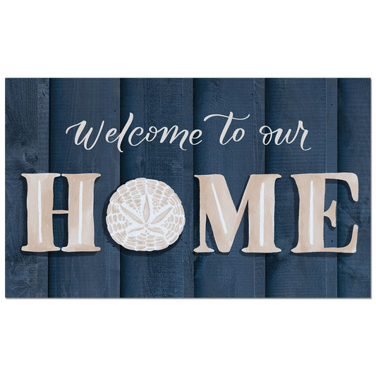 Coastal Home Indoor/Outdoor Entryway Floor Mat Manufactured in the USA 29.5" by 17.75"