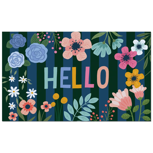 Dream Garden Indoor/Outdoor Entryway Floor Mat Manufactured in the USA 29.5" by 17.75"