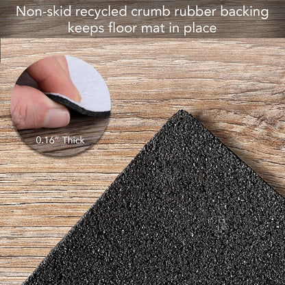 Spring Blooms Indoor/Outdoor Entryway Floor Mat Manufactured in the USA 29.5" by 17.75"