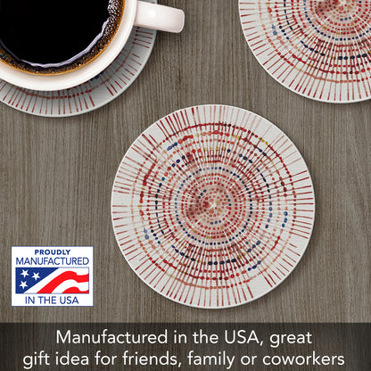 Thirstystone Desert Burst Single Round Absorbent Stone Coaster 4" Diameter