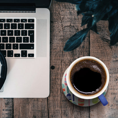 Buoy Float Single Round Absorbent Stone Coaster 4" Diameter Create Your Own Collection