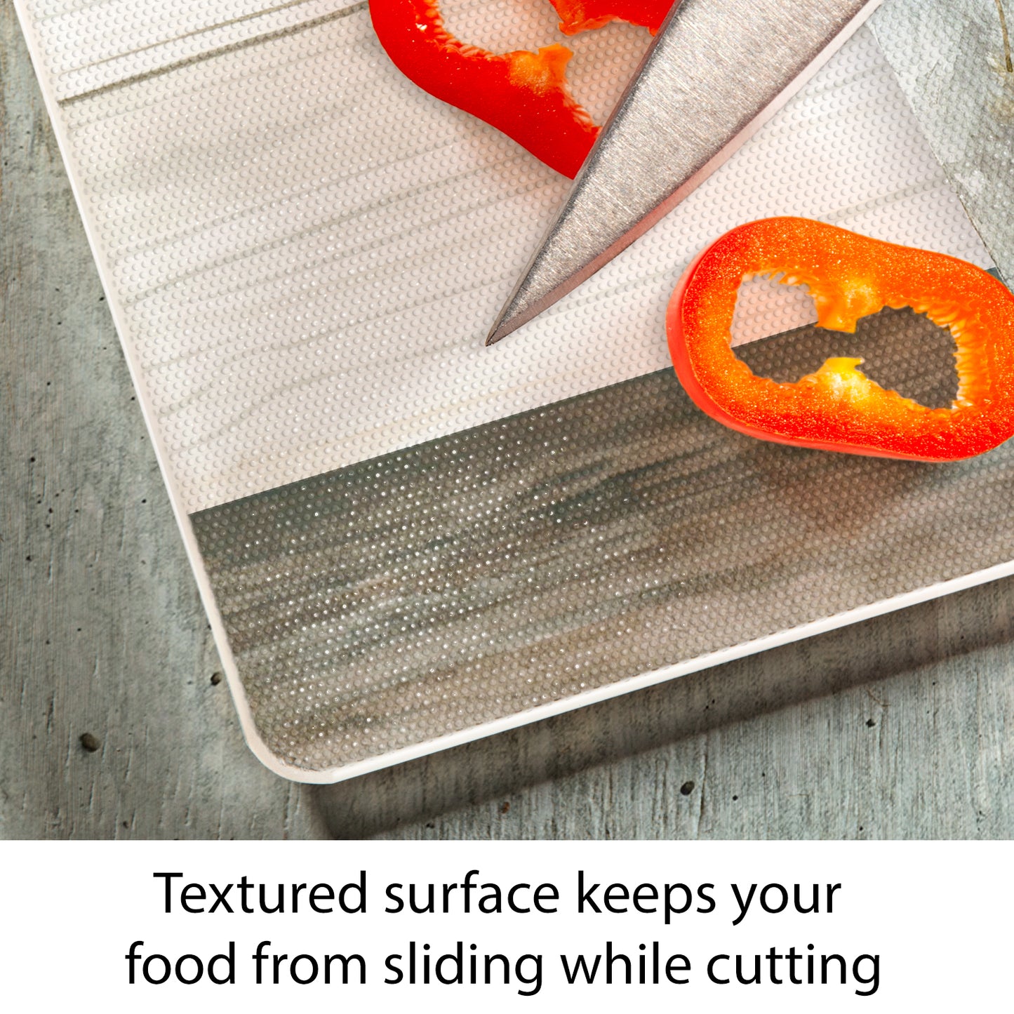 CounterArt Vintage Farmhouse 3mm Tempered Glass Cutting Board 15” x 12” Manufactured in the USA