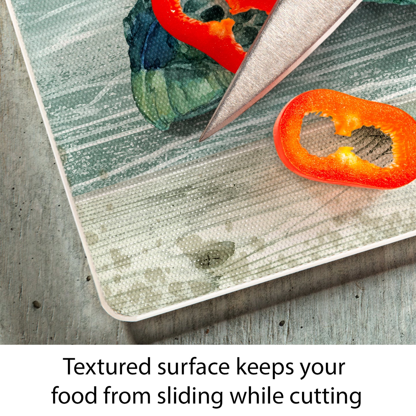CounterArt Northpoint Turtles 3mm Tempered Glass Cutting Board 15" x 12" Manufactured in the USA
