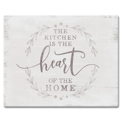 CounterArt Heart Of The Home 3mm Tempered Glass Cutting Board 15” x 12” Manufactured in the USA