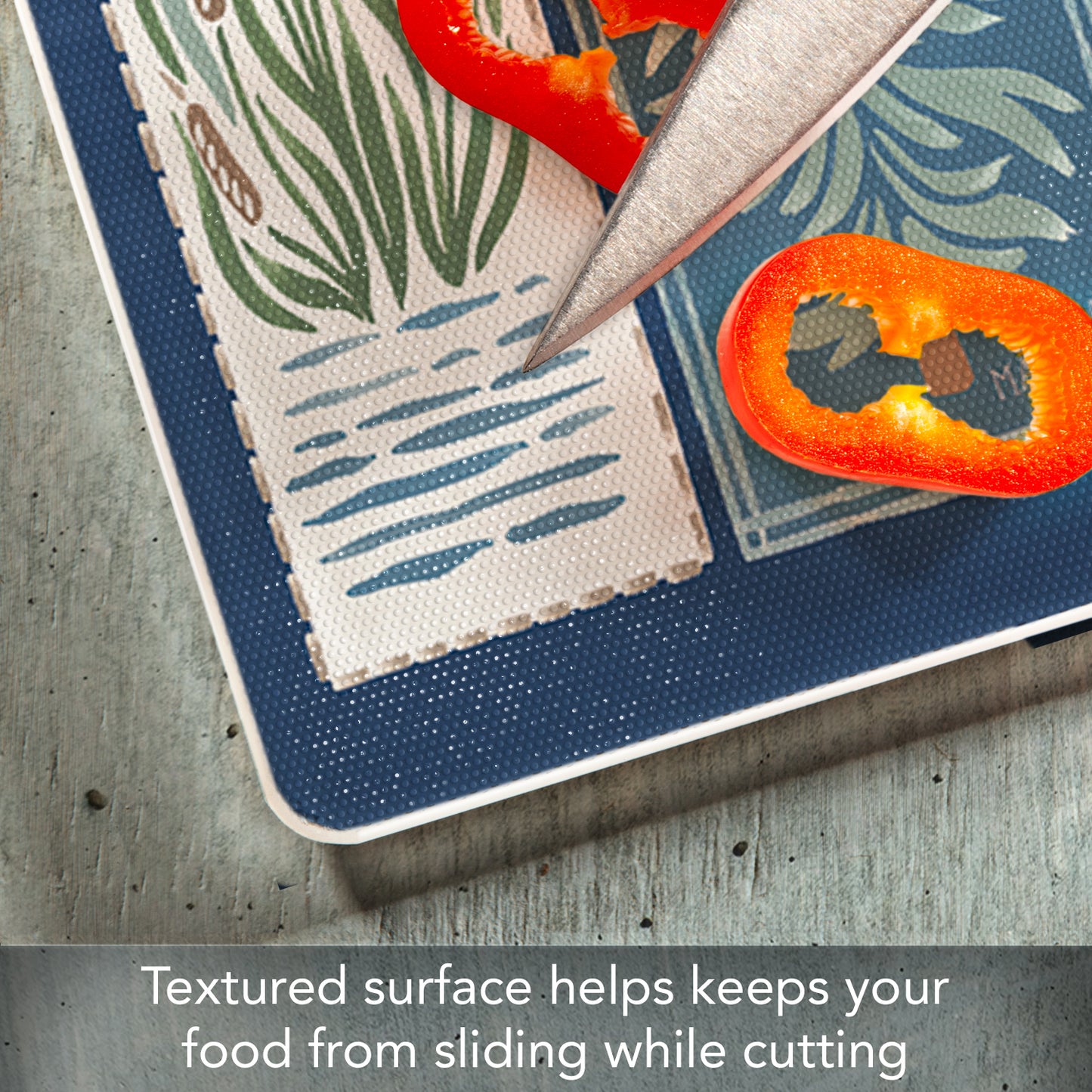 CounterArt Lodge Sweet Lodge 3mm Tempered Glass Cutting Board 15" x 12" Manufactured in the USA