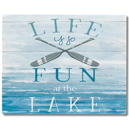 Fun on the Lake 3mm Tempered Glass Cutting Board 15" x 12"