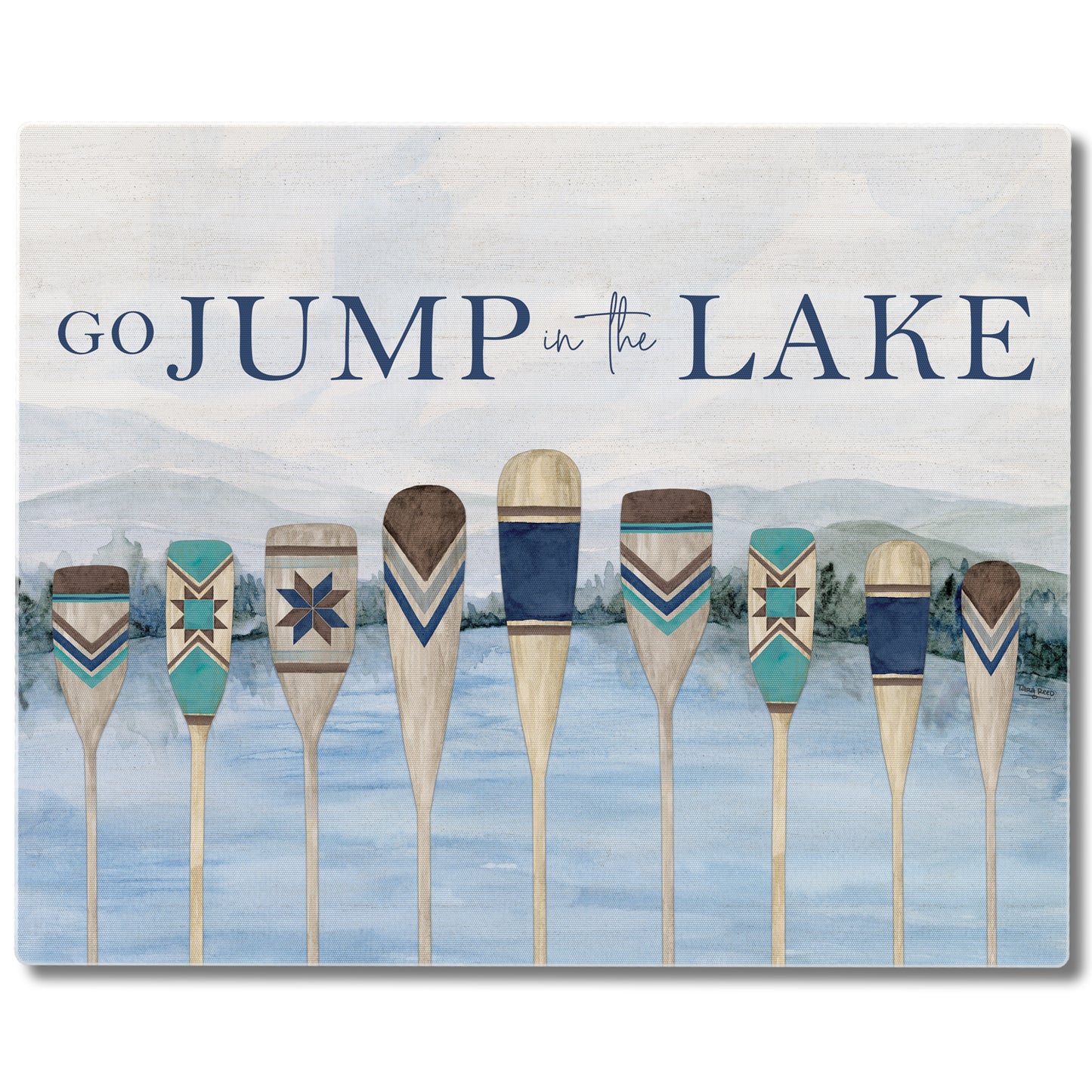 Jump in the Lake 3mm Tempered Glass Cutting Board 15" x 12"