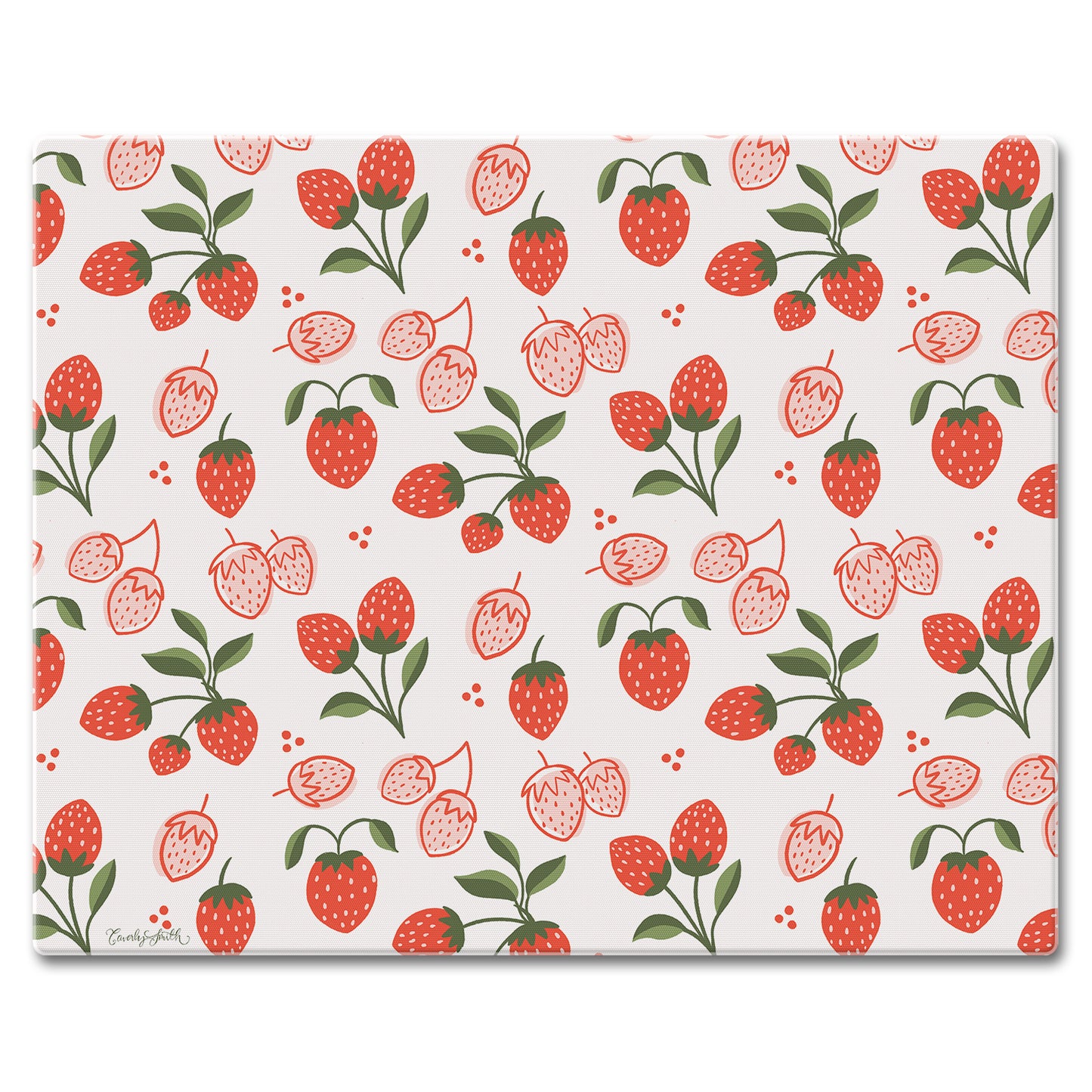 CounterArt Tooty Fruity 3mm Tempered Glass Cutting Board 15" x 12"