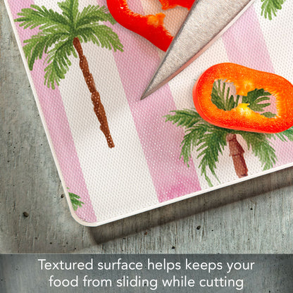 CounterArt Palm Beach 3mm Tempered Glass Cutting Board 15" x 12"