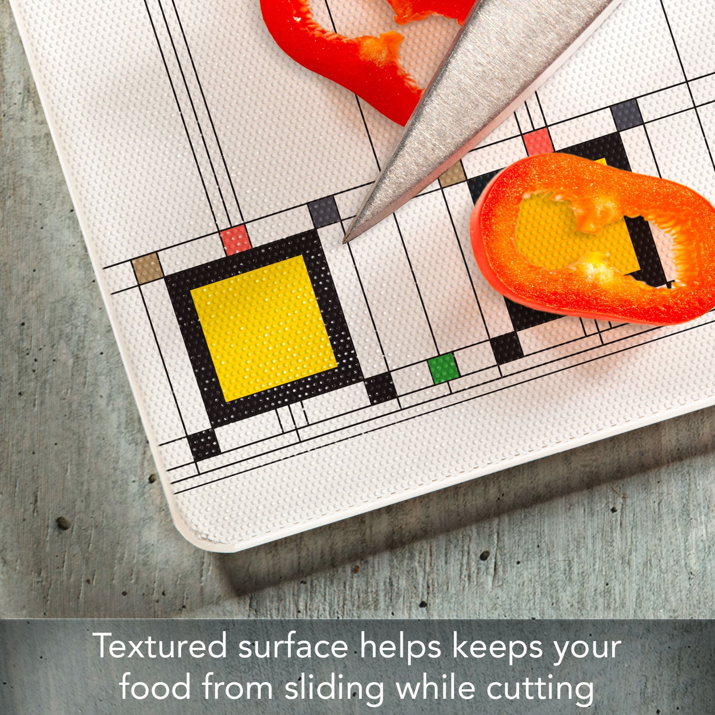 Frank Lloyd Wright Tree of Life 3mm Tempered Glass Cutting Board 15" x 12"